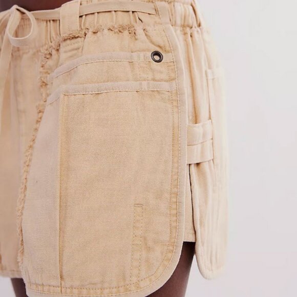Free People Atlas Workwear Shorts - Picture 1 of 6